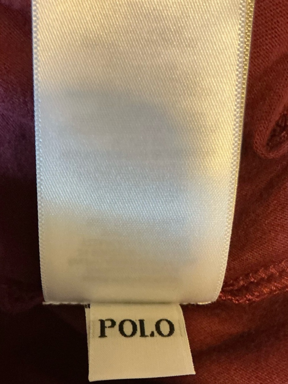 NWT Polo by Ralph Lauren Kid’s Burgundy Short Sleeve T-Shirt Size Medium (10-12) - Picture 6 of 7
